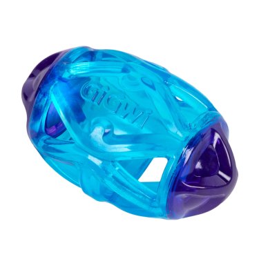 ІГРАШКА ДЛЯ СОБАК РЕГБІ М'ЯЧ СВІТЛИЙ GIGWI EDGE FLASH, ГУМА, 15 СМ 1