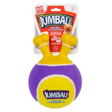 ІГРАШКА ДЛЯ СОБАК ВЕЛИКИЙ ТЕНІСНИЙ М'ЯЧ GIGWI JUMBALL, ЛАТЕКС, ГУМА, 18 СМ 1