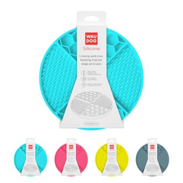 КИЛИМОК ДЛЯ ЗЛИЗУВАННЯ ТА ПОВІЛЬНОГО ГОДУВАННЯ WAUDOG SILICONE, 211Х211Х30 ММ,Силикон