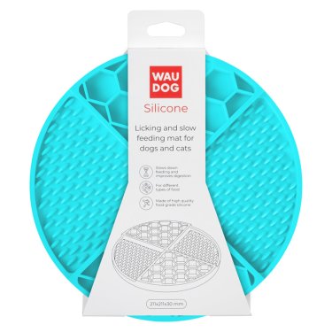 КИЛИМОК ДЛЯ ЗЛИЗУВАННЯ ТА ПОВІЛЬНОГО ГОДУВАННЯ WAUDOG SILICONE, 211Х211Х30 ММ,Силикон 3