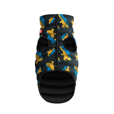 КУРТКА ДЛЯ СОБАК WAUDOG CLOTHES, МАЛЮНОК "МІЛІТАРІ", XS22, В 33-36 СМ, З 19-22 СМ 1