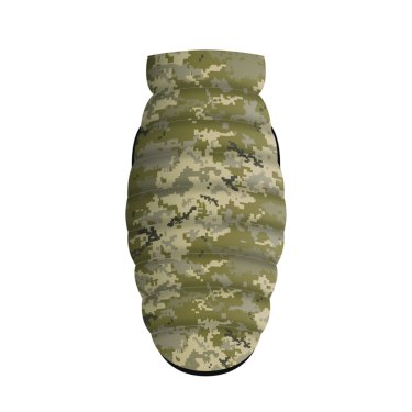 КУРТКА ДЛЯ СОБАК WAUDOG CLOTHES, МАЛЮНОК "МІЛІТАРІ", XS22, В 33-36 СМ, З 19-22 СМ 2