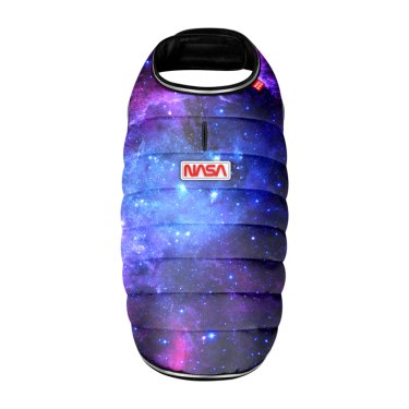 Курточка-накидка для собак WAUDOG Clothes, малюнок "NASA21", XXS, А 23 см, B 29-36 см, З 14-20 см 2