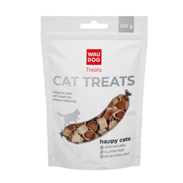 ЛАКОМКИ ДЛЯ КОТІВ WAUDOG TREATS "МАЛЕНЬКІ СУШІ З ЛОСОСІМ", 100 Г 1