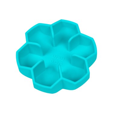 Миска для повільного годування WAUDOG Silicone, 750 мл, блакитний, рожевий, жовтий, сірий 5