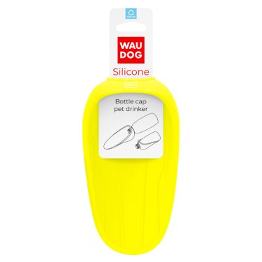 Поїлка-насадження на пляшку WAUDOG SILICONE, 165Х90 ММ, БЛАКИТНИЙ 1