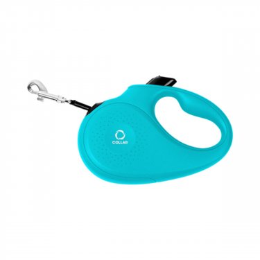 Повідець-рулетка CoLLaR для собак, розмір XS, 12 кг, 3 м, стрічка, чорний 5