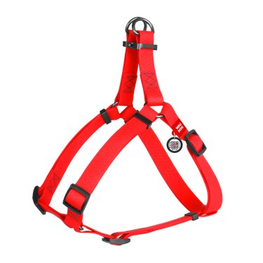 Шлея для собак водостійка WAUDOG Waterproof, з QR-паспортом, металева пряжка-фастекс S