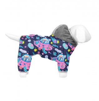 Комбінезон для собак WAUDOG Clothes малюнок "Рік і Морті 1", XS22, 29-31 см, З 19-21 см