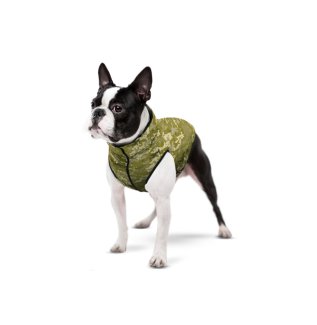 КУРТКА ДЛЯ СОБАК WAUDOG CLOTHES, МАЛЮНОК "МІЛІТАРІ", XS22, В 33-36 СМ, З 19-22 СМ
