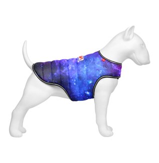 Курточка-накидка для собак WAUDOG Clothes, малюнок "NASA21", XXS, А 23 см, B 29-36 см, З 14-20 см