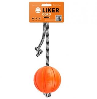 Liker Cord мячик для собак маленьких порід зі шнуром(диаметр 5см)