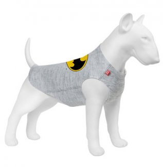 Майка для собак WAUDOG Clothes,  "Бэтмен лого", XS22, B 30-35 см, С 19-24 см