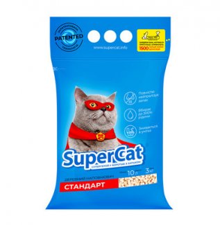 Наповнювач SuperCat Стандарт 3кг (синій)