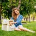 Рюкзак-перенесення для кішок та дрібних порід собак WAUDOG Relax Eco, 42*34*27 см, до 8 кг 5