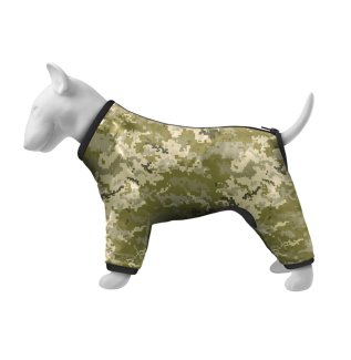 Вітровка для собак WAUDOG CLOTHES, МАЛЮНОК "МІЛІТАРІ"M47, В 69-72 СМ, С 47-50 СМ
